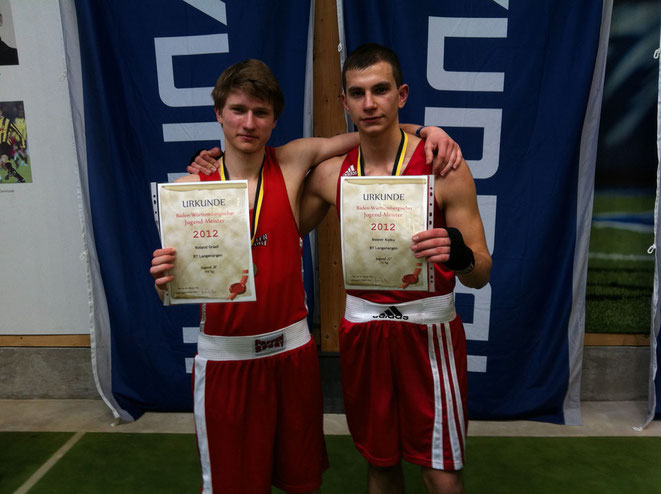 BW-Meister 2012 Roland Graef und Besmir Kqiku
