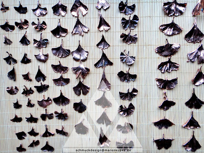 das kupferne Ginkgoblatt