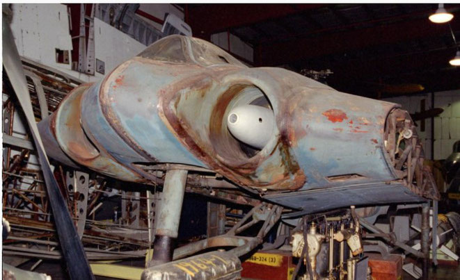 Horten 229 bei der Rekonstruktion in den USA