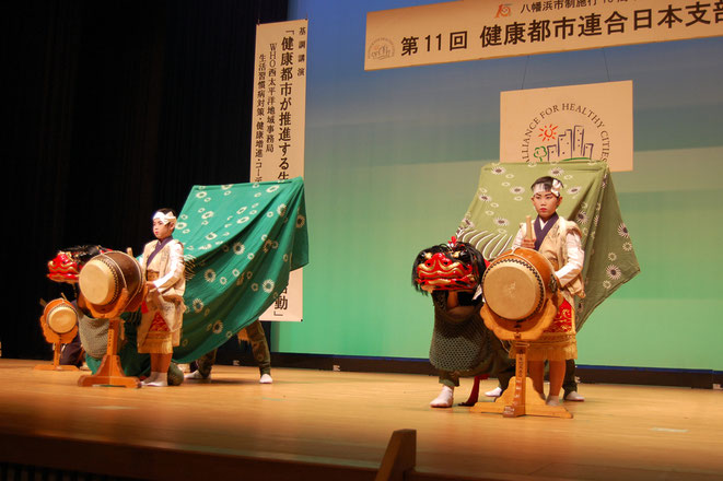 保内町和田町地区唐獅子保存会の演舞