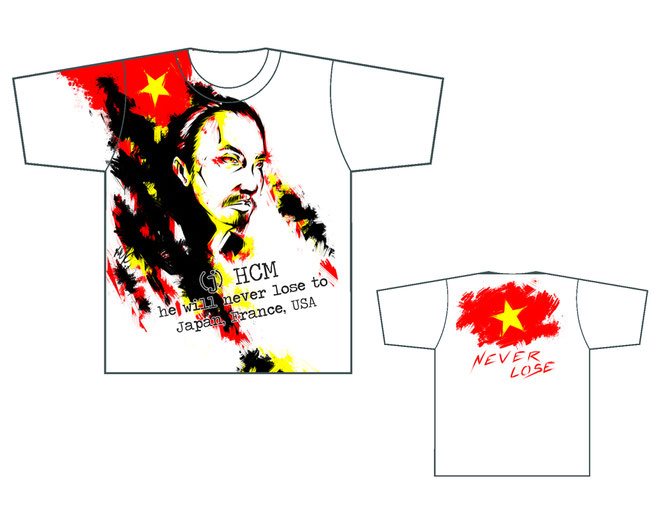 T\shirt illust Ho Chi Minh Hồ Chí Minh 胡志明 ホーチミン by Khanh Ong