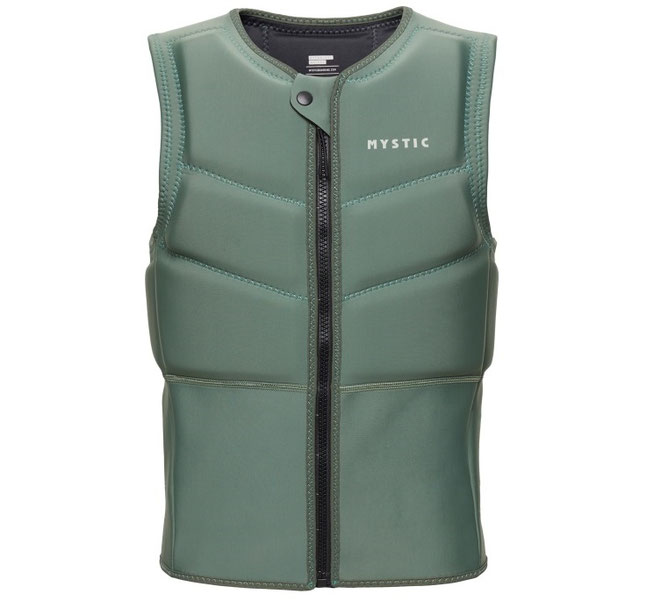 Mystic Star Impact Vest Fzip Dark Olive 2023 bei WindSucht im ANGEBOT
