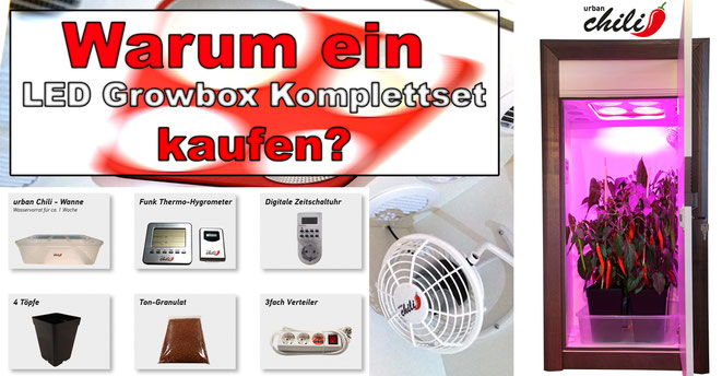 Warum ein LED Growbox Komplettset kaufen?