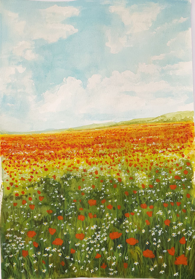 Gouache on Paper (Inspired by Paul Guy Gantner)