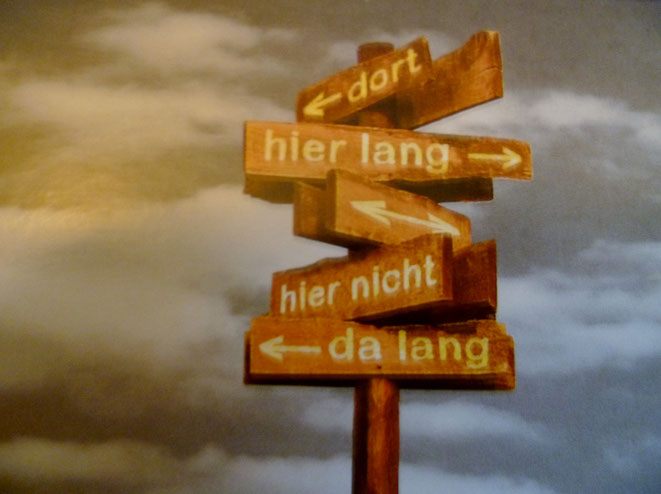 viele Richtungen, ein Weg