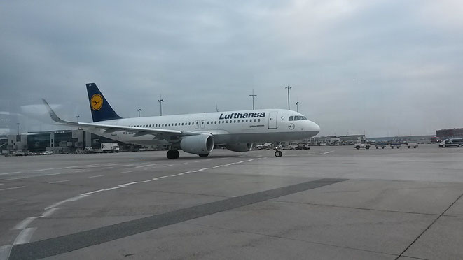 Lufthansa Airbus A320 with Sharklets