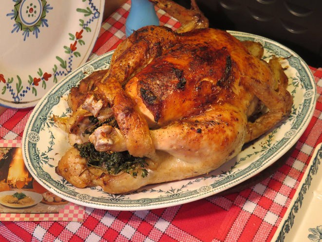 Canal Gourmandises - Poulet fermier rôti au four de la Mère Mitraille