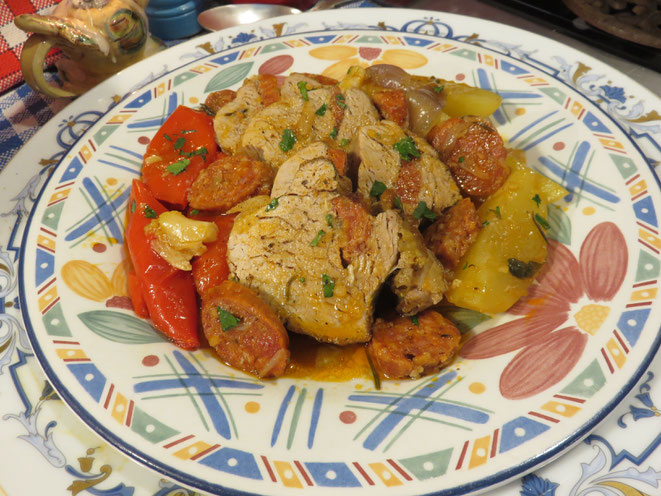Filet mignon de porc au chorizo de la Mère Mitraille - Canal Gourmandises