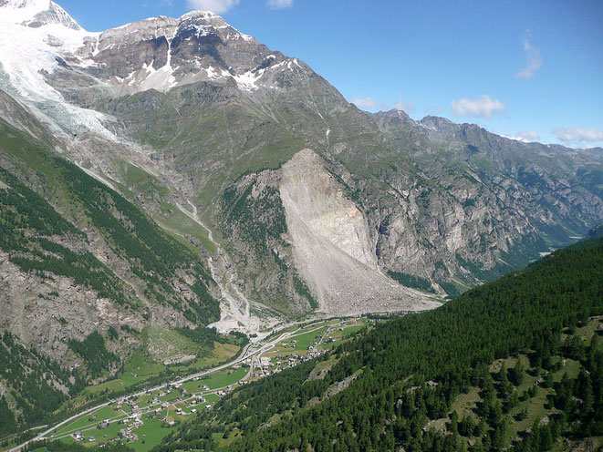 Der Bergsturz von Randa 1991