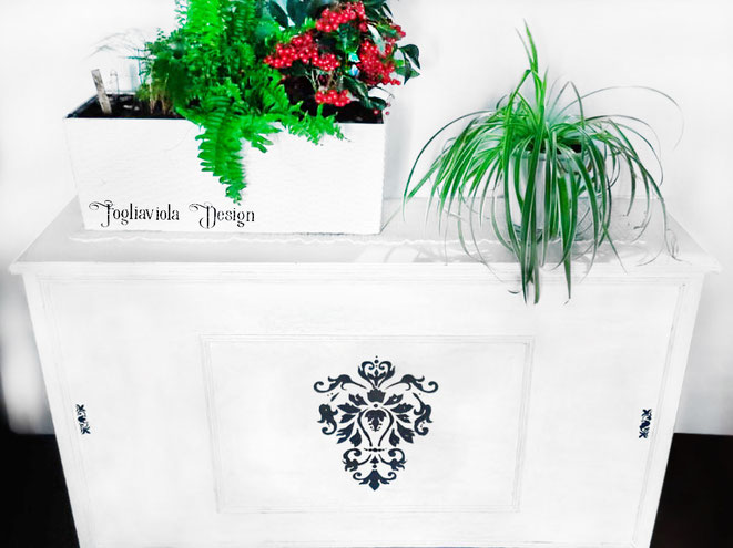 come riciclare una vecchia cassapanca in stile shabby