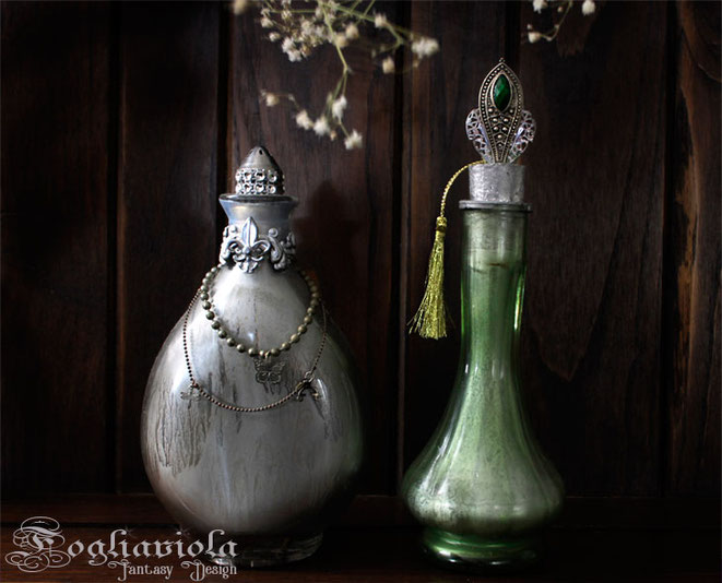 bottiglie magiche per scenografie