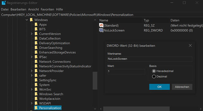 sperrbildschirm einstellungen