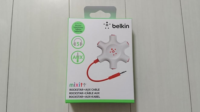 belkin マルチイヤホンスプリッター