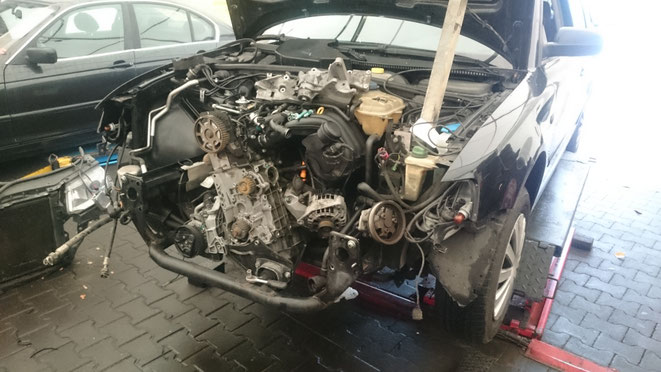 Passat b5 1.6 benz remont silnika