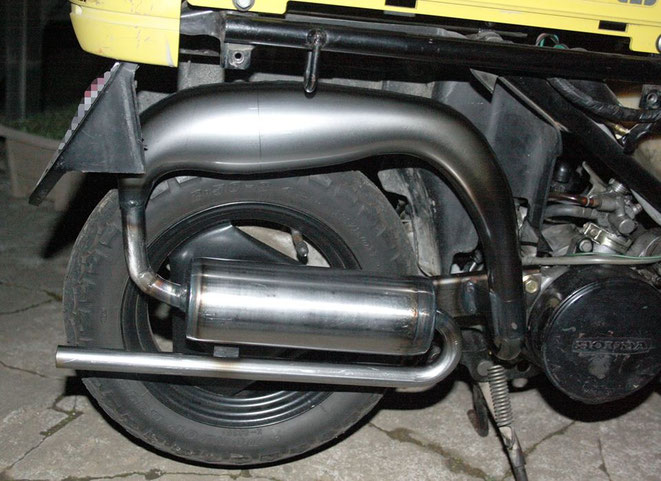 モトコンポ マフラー 社外 チャンバー