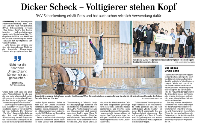 Veröffentlicht mit freundlicher Genehmigung. Quelle: Leipziger Volkszeitung vom 1. Dezember 2021 | Regionalausgabe "Delitzsch-Eilenburg" | Seite 33