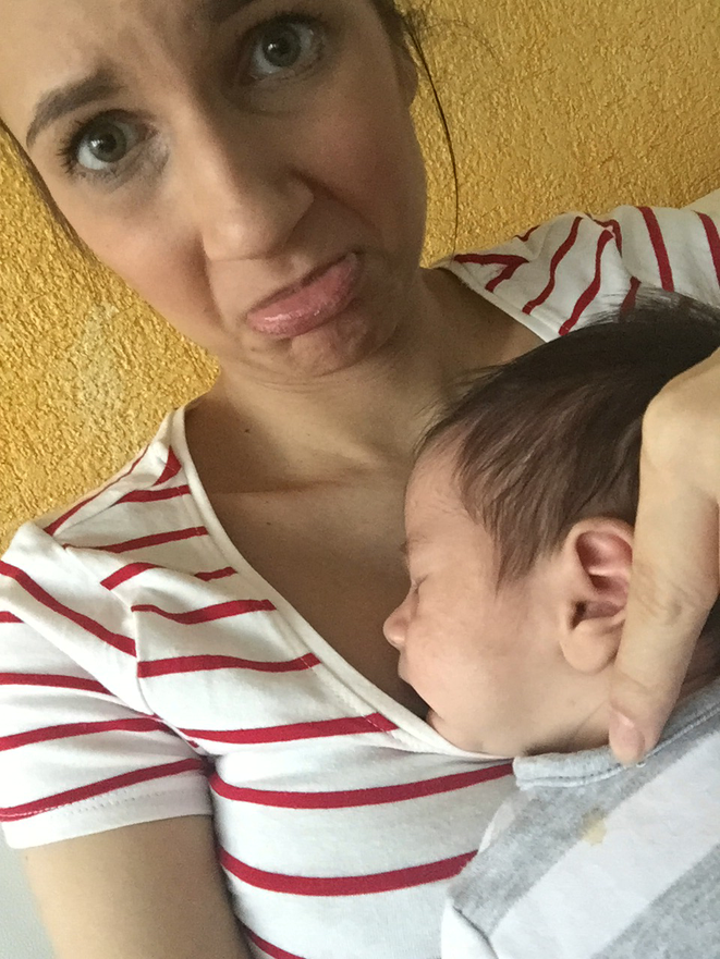 Das war ausnahmsweise mal die Mama...
