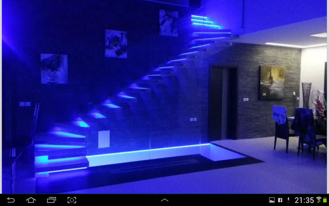 Eclairage led escalier