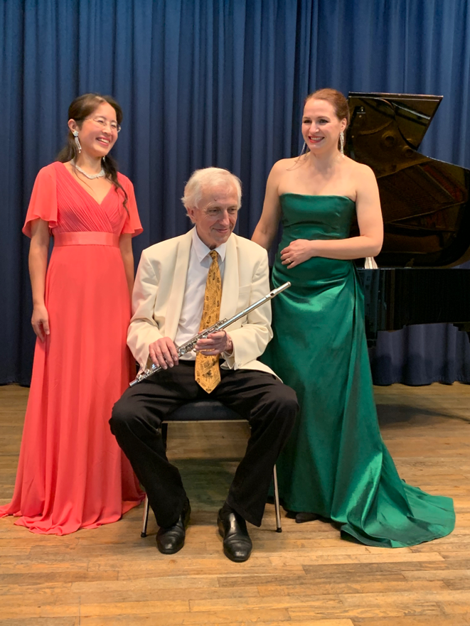 v.r., Frau Somicheva, Herr Riemer und ich 右からSomicheva氏、Riemer氏、私