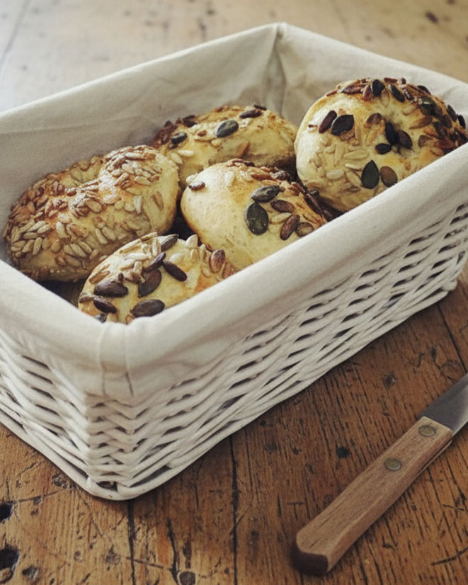 Leckerer veganer Bagel aus dem Thermomix einfach zu machen