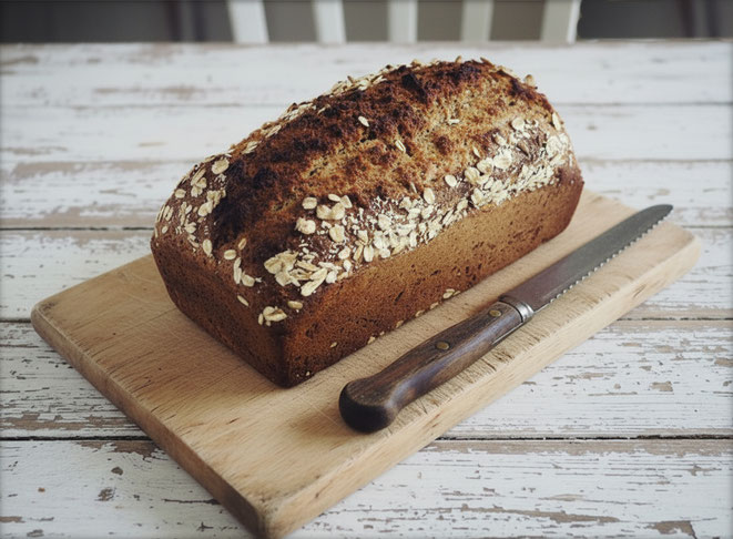 Chia Mandelmilch Haferflocken Brot, Thermomix Brot, Vollwert Brot, Vollwert Thermomix Brot, Vollkornbrot, Vollkornbrot einfach