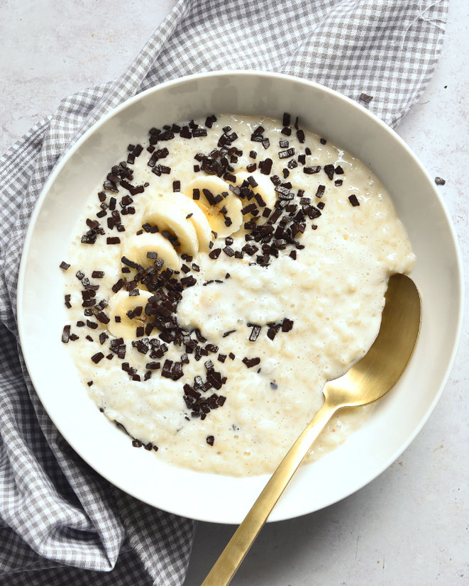 Milchreis Thermomix Banana Split