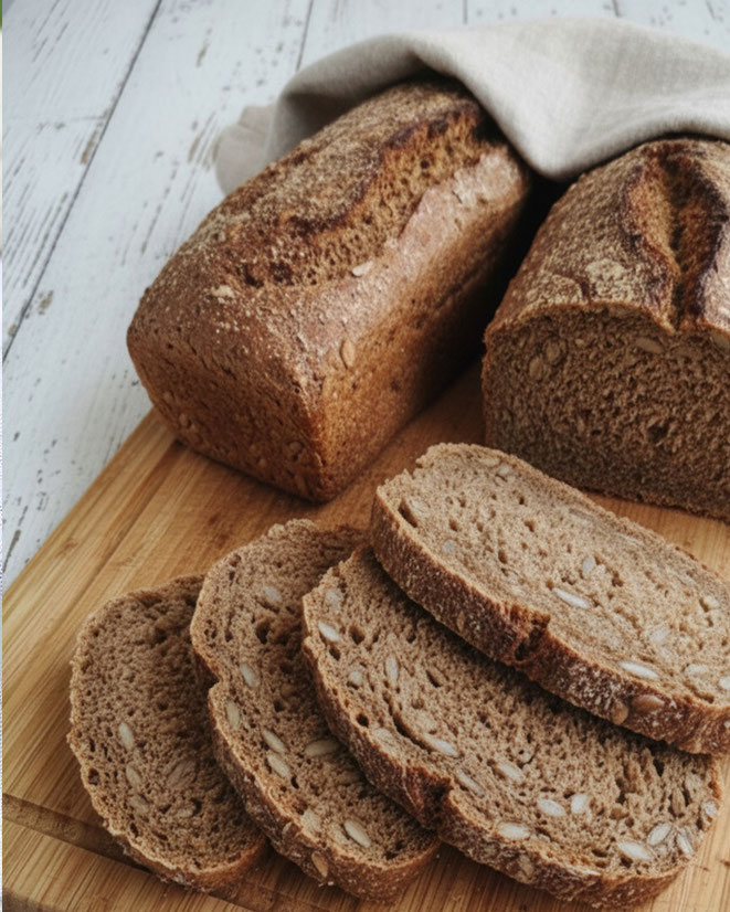 Dinkelbrot Thermomix, Brot Dinkel Roggen Thermomix, Brot weizenfrei, Brot Vollwert Thermomix