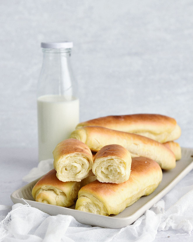 Ultra fluffige Milchbrötchen aus dem Thermomix