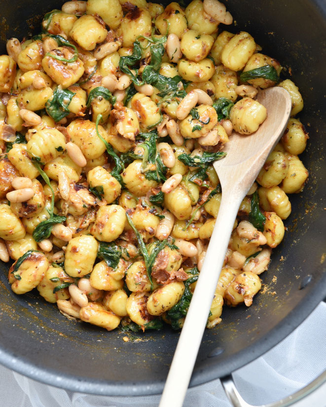 Gnocchi-Pfanne, 15 Minuten Rezept, einfach und lecker