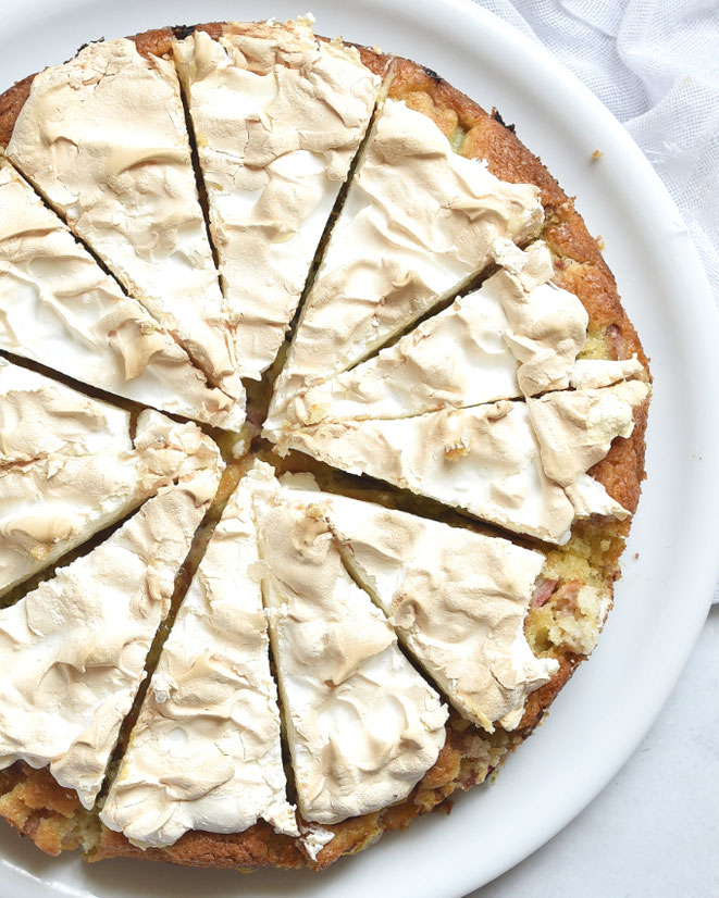 Rhababerkuchen mit Baiserhaube, Thermomix
