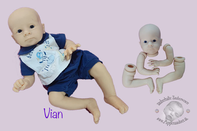 Vian, Rebornbaby, Olga Auer, Auer dolls, Gaby Doboczky Emsenhuber, Rebornartist Österreich