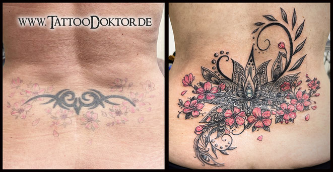 Tattoo Rostock, TattooStudio Rostock, Cover Up Mandala 