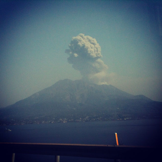 Mt. Sakurajima Kagoshima volcano mountain tourist spot　桜島　鹿児島県　噴火　観光スポット