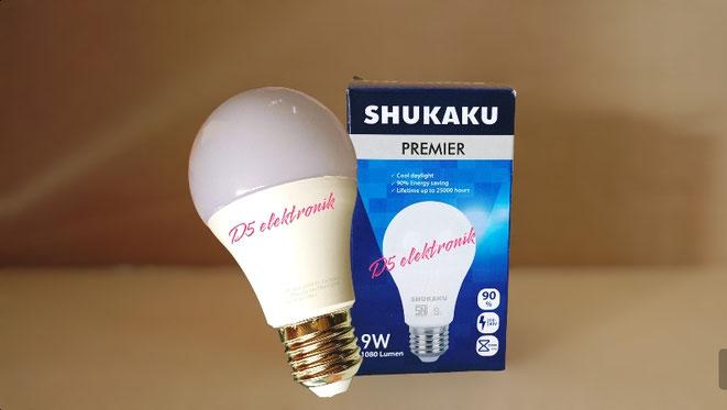 Lampu LED shukaku 9 watt