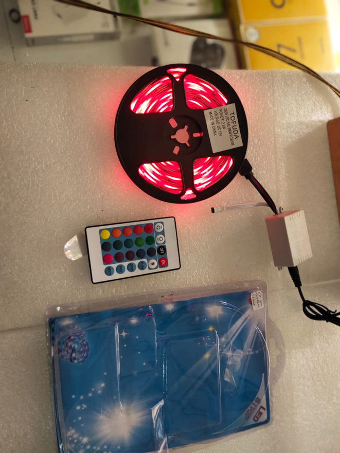Lampu led strip remote/RGB 5 meter