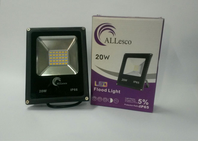 Lampu LED sorot 20W Kuning