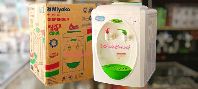 Dispenser Miyako hot dan dingin es
