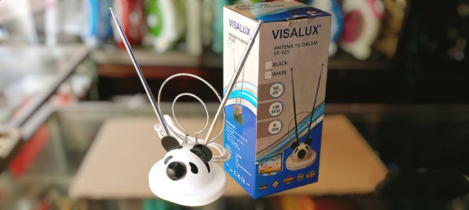Antena dalam visalux panda