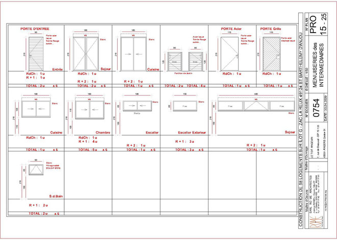 Page De Garde Cahier De Plan De Menuiseries Exterieures CARNET DE DÉTAILS - DESSINATEUR EN ARCHITECTURE