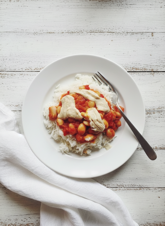 Tomaten Bohnen Soße Thermomix, Tomatensoße vegan, dicke Bohnen Thermomix, dicke Bohnen vegan