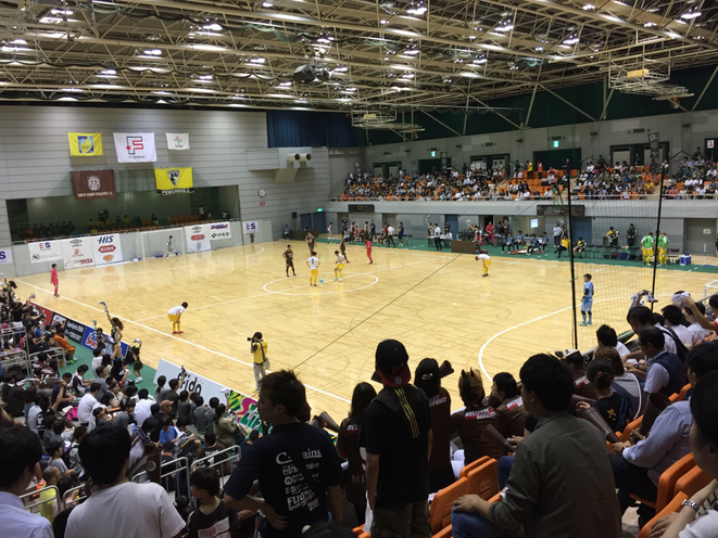 Futsal F-League match Fuchu Athletic F.C. vs Pescadola Machida Tokyo Tama Derby match Fuchu municipal gymnasium sport attraction entertainment tourism event  TAMA Tourism Promotion - Visit Tama