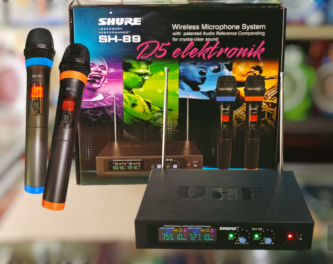 Mic shure 2 mic