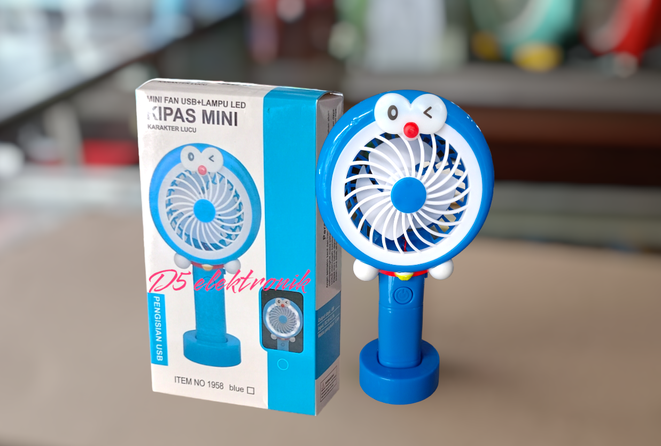 Kipas portable + lampu