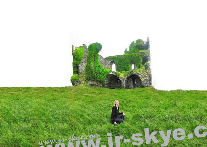 The Unforgettable Fire, Part II - das etwas düstere Ballycarbery Castle, Cahersiveen/Kerry...