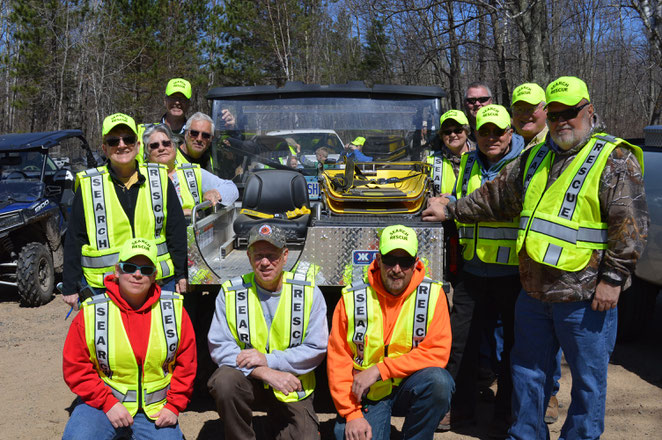 Our Search & Rescue ATV Team is a partnership with the Cass County Sheriff's Dept. The club has donated a rescue insert, cab and tracks to the County for its Polaris Ranger, with funds from the Polaris TRAILS grant program. 