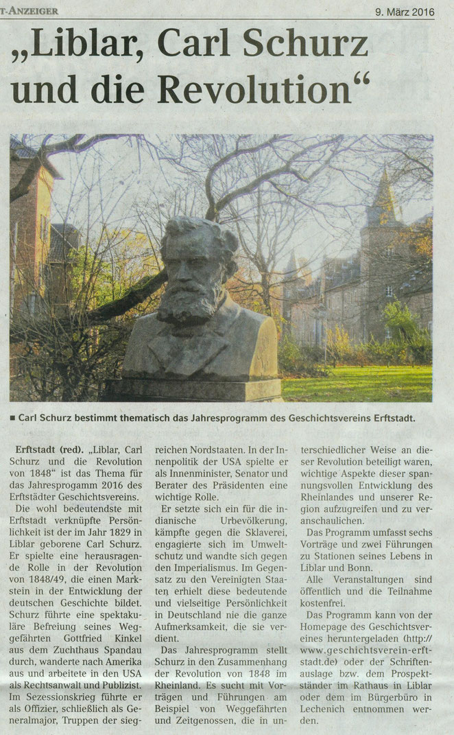 9.3.2016 Erftstadt-Anzeiger