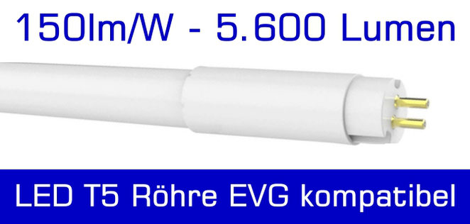 LED Röhre T5 G5 150lm/W EVG 