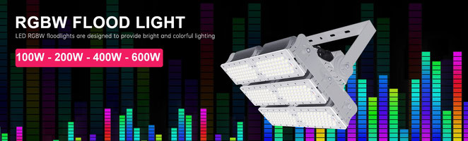 RGBW LED Strahler bis 600W