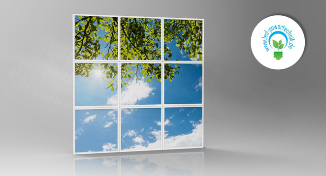 Großflächige LED-Panels mit 1,80 m Breite – Hochwertige Beleuchtung mit Wow-Effekt