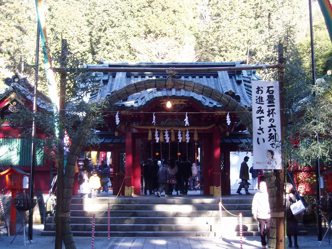 あじさい鍼灸マッサージ治療院　箱根神社の初詣